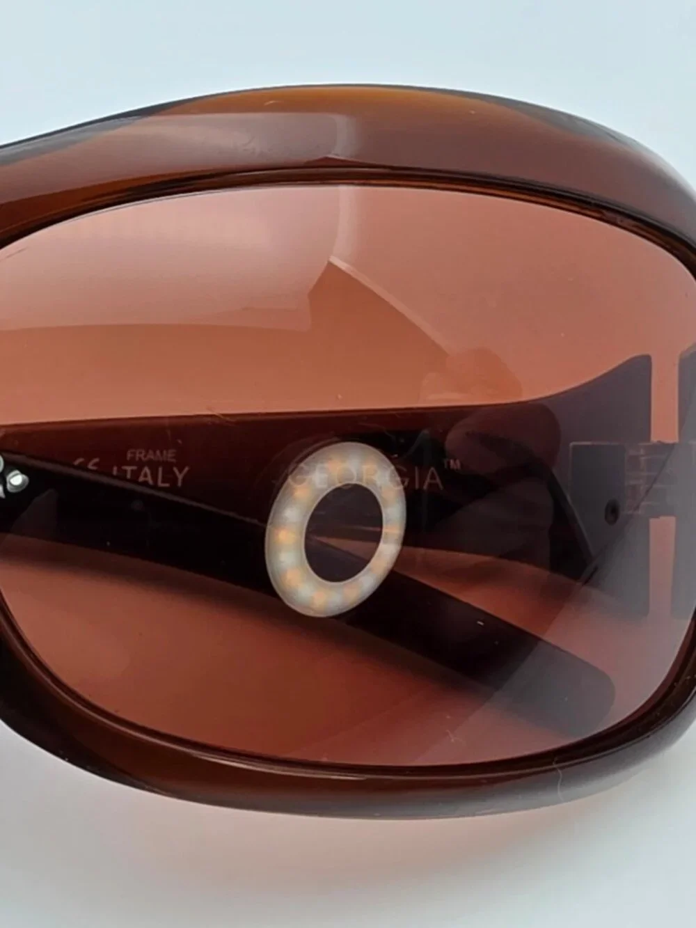 Kaenon Georgia Gold Coast Brown Frame Polarized SR91 Brown Lens Sunglasses Italy